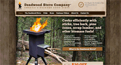 Desktop Screenshot of deadwoodstove.com