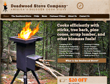 Tablet Screenshot of deadwoodstove.com